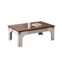 Hanah Home Gazel Mesa de Centro Blanco y Marrón